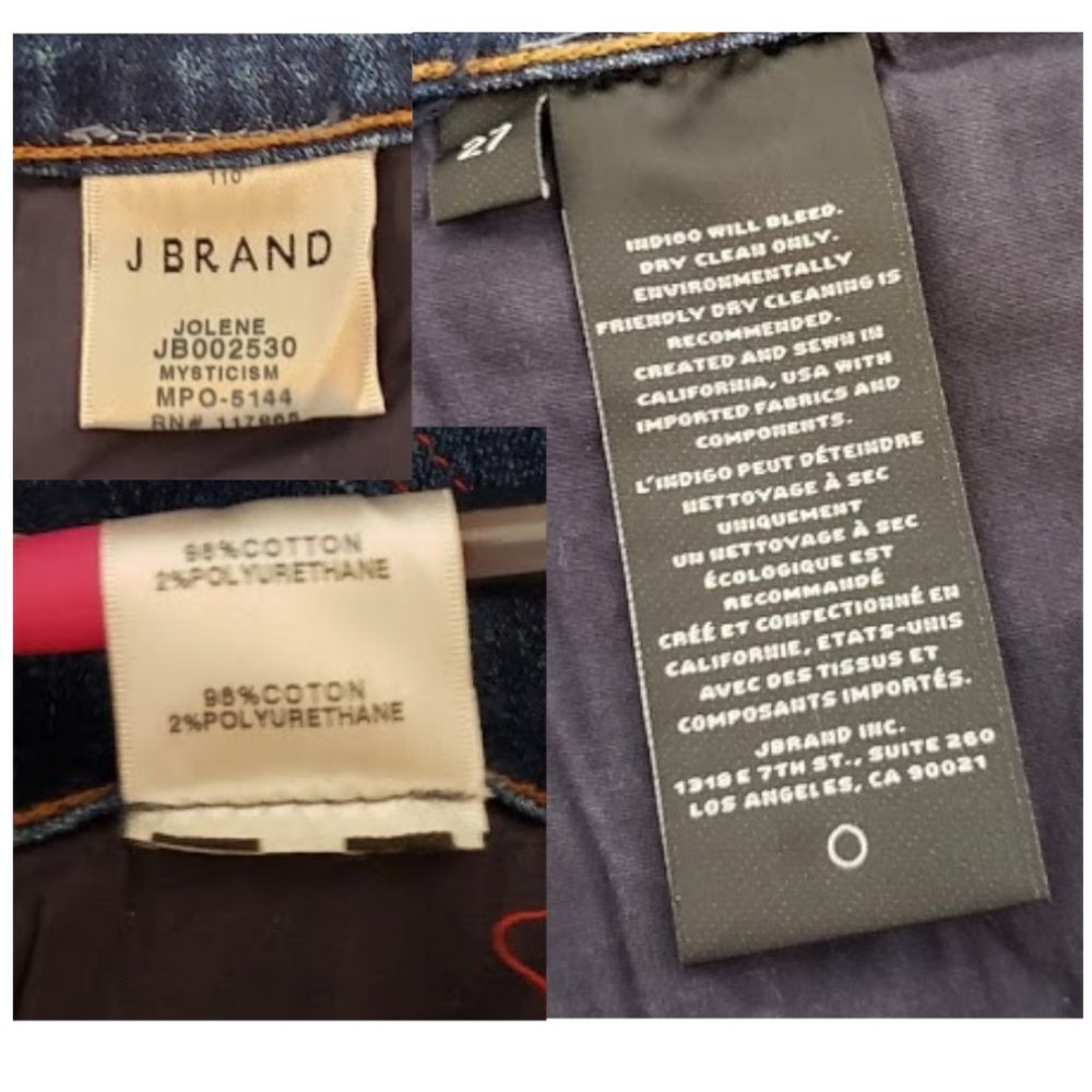 NEW J Brand xKozaburo Jolene Mysticism Flare Jeans - Picture 13 of 16